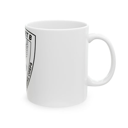 USMC United States Marine Corps MAG 42 DET B BW (USMC) White Coffee Mug-The Sticker Space