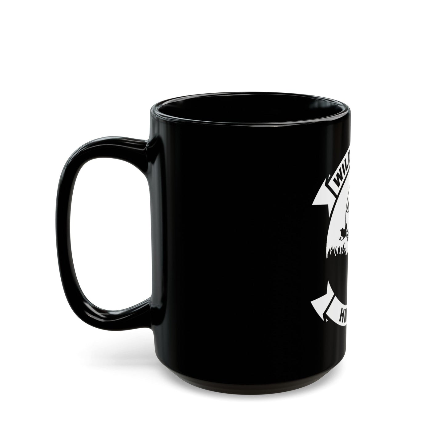 USMC United States Marine Corps Wild Goose HMM 774 (USMC) Black Coffee Mug-The Sticker Space