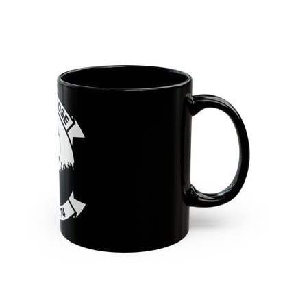 USMC United States Marine Corps Wild Goose HMM 774 (USMC) Black Coffee Mug-The Sticker Space