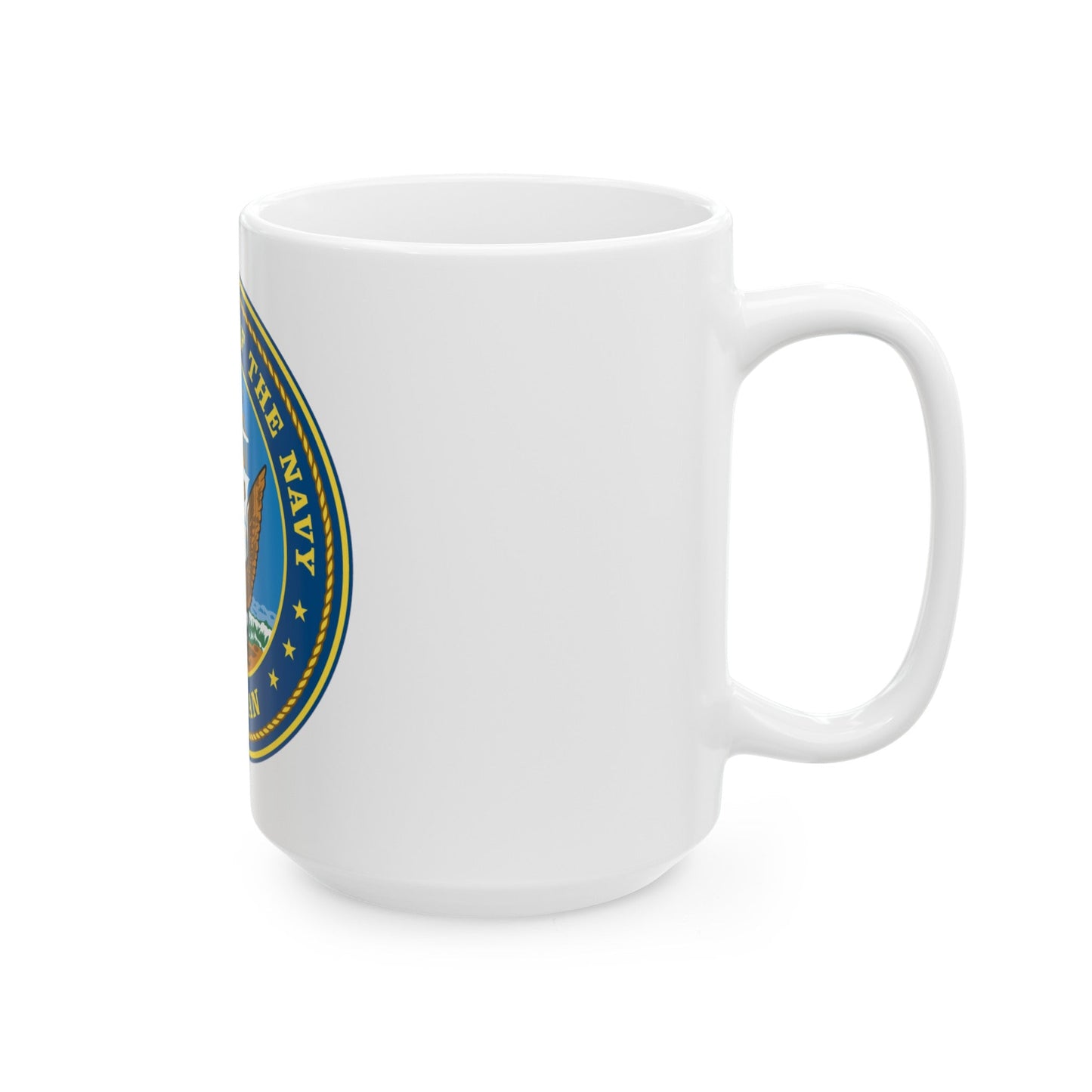 USN Department Of The Navy Civilian (U.S. Navy) White Coffee Mug-The Sticker Space