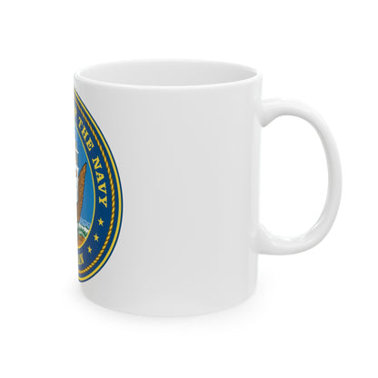 USN Department Of The Navy Civilian (U.S. Navy) White Coffee Mug-The Sticker Space