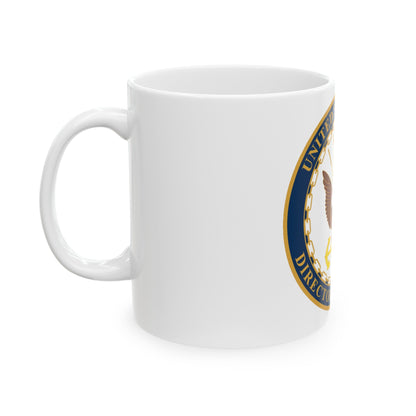 USN DIR NAVY STAFF (U.S. Navy) White Coffee Mug-The Sticker Space