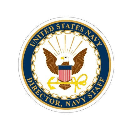 USN DIR NAVY STAFF (U.S. Navy) STICKER Vinyl Die-Cut Decal 5 Inch - The Sticker Space