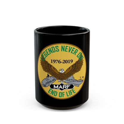 USN LND MARF (U.S. Navy) Black Coffee Mug-15oz-The Sticker Space
