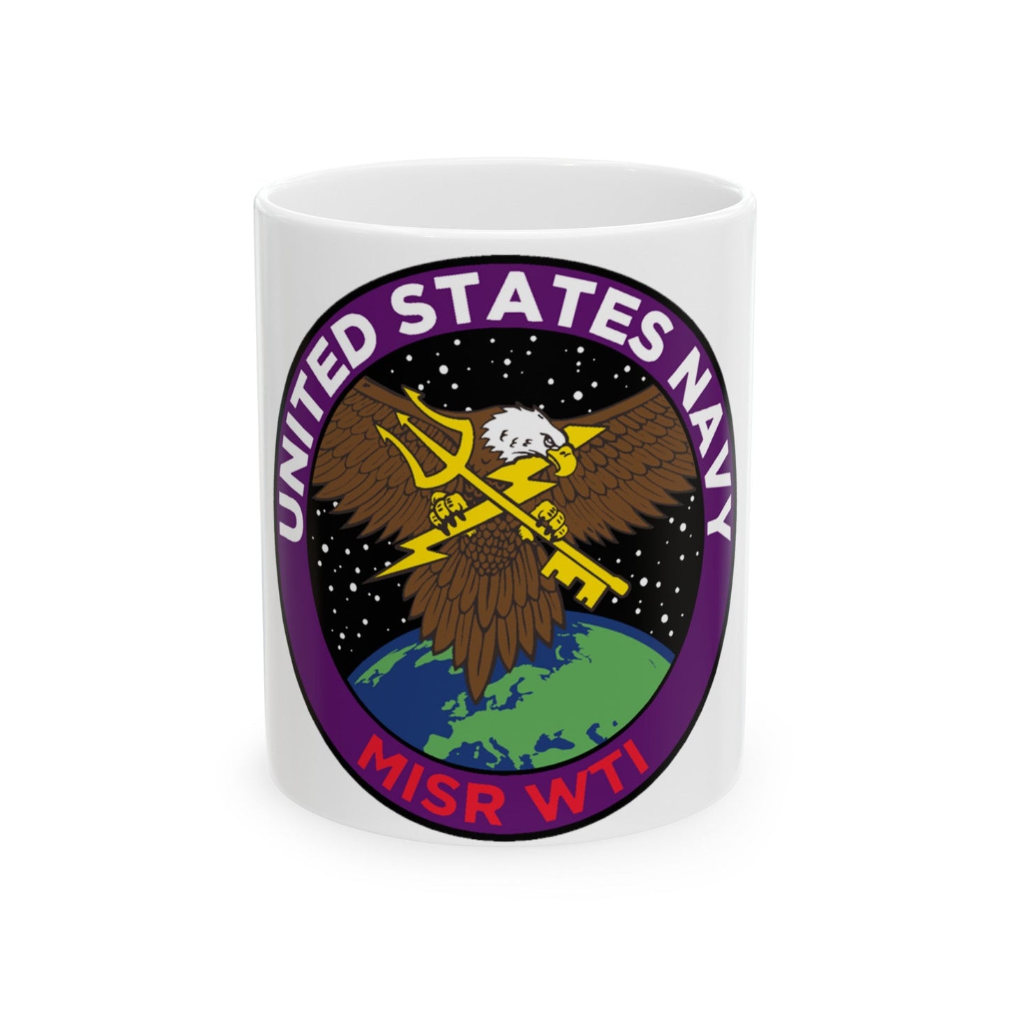 USN MISR WTI (U.S. Navy) White Coffee Mug-11oz-The Sticker Space