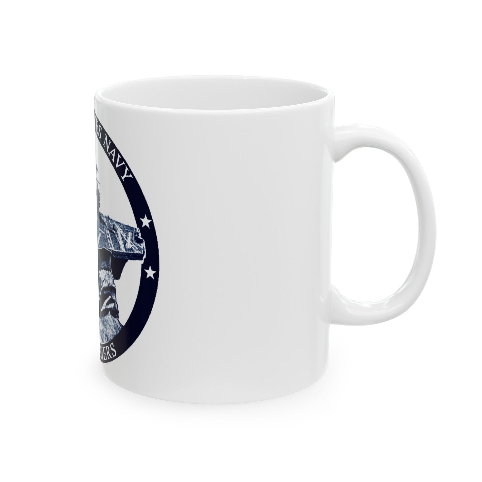 USN PEO Carriers (U.S. Navy) White Coffee Mug-The Sticker Space