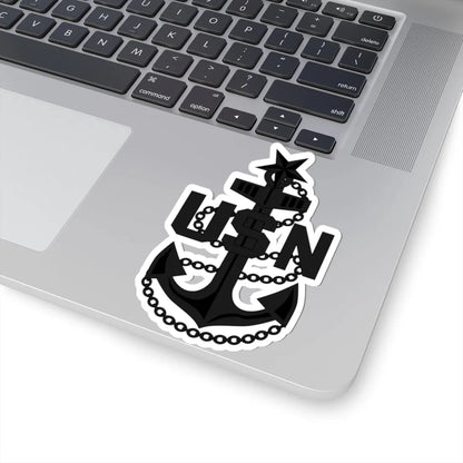 USN SCPO cap badge subdued (United States) (Military Rank) STICKER Vinyl Kiss-Cut Decal - The Sticker Space