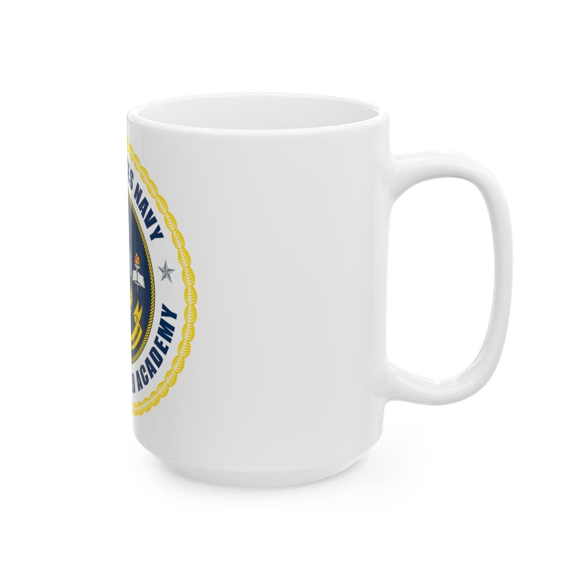 USN Senior Enlisted Academy NEW (U.S. Navy) White Coffee Mug-The Sticker Space