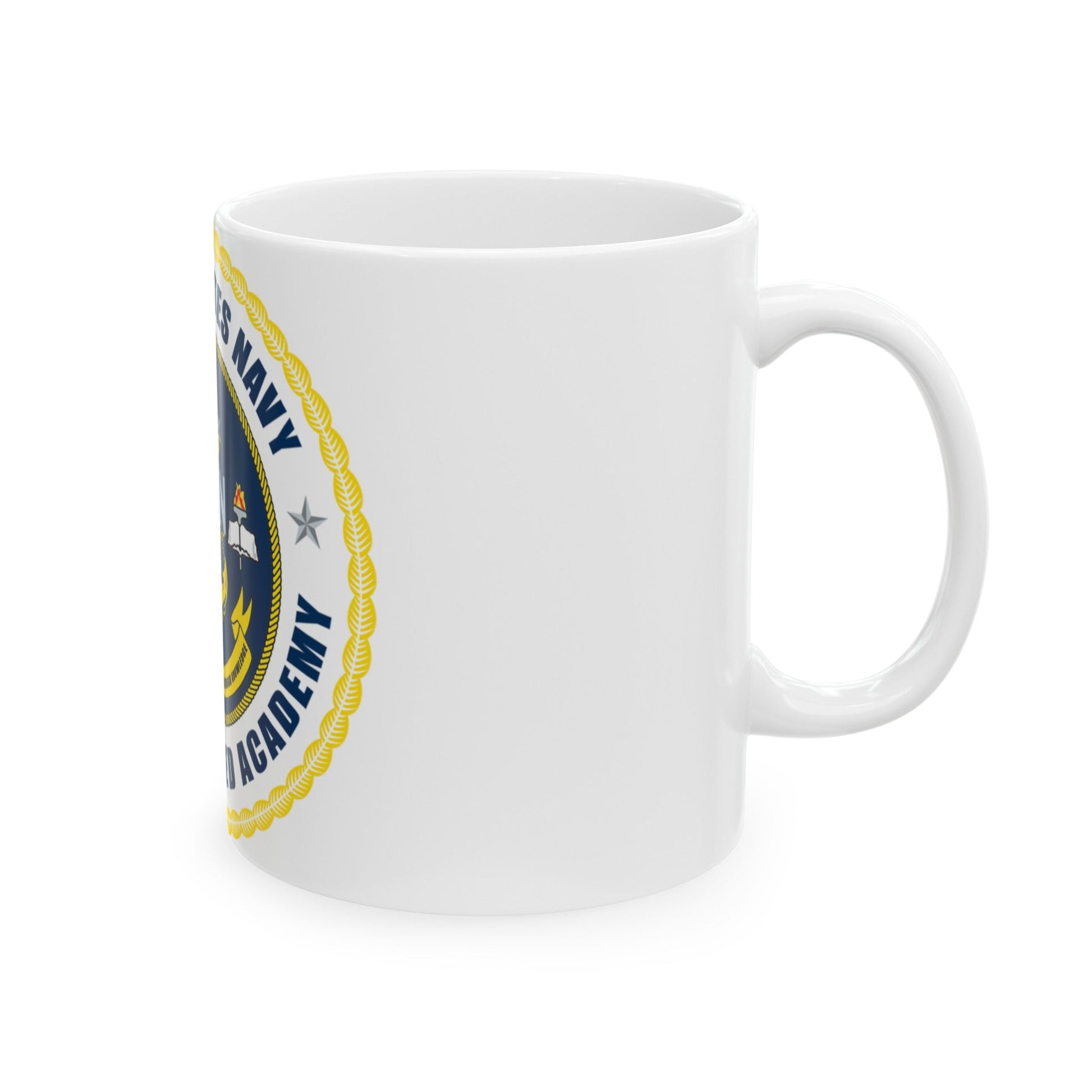 USN Senior Enlisted Academy NEW (U.S. Navy) White Coffee Mug-The Sticker Space