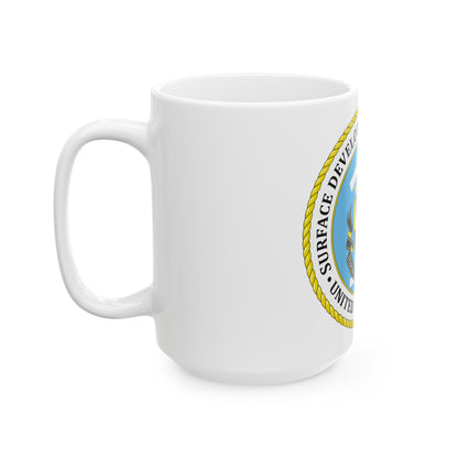 USN Surface Development Squadron One (U.S. Navy) White Coffee Mug-The Sticker Space