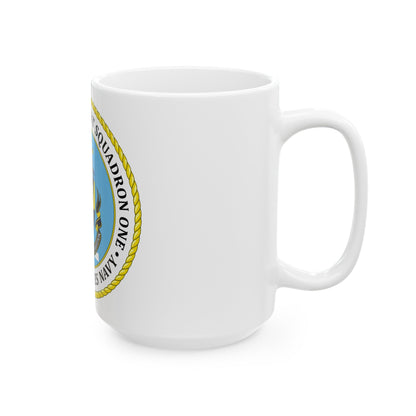 USN Surface Development Squadron One (U.S. Navy) White Coffee Mug-The Sticker Space