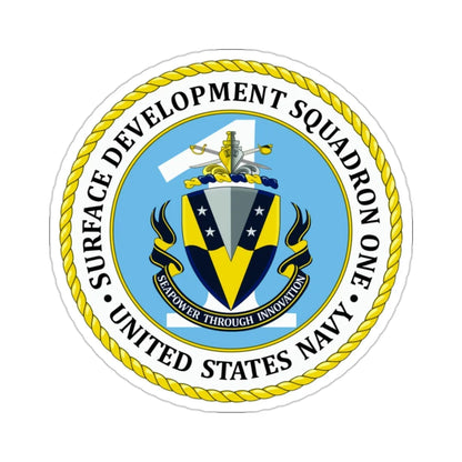 USN Surface Development Squadron One (U.S. Navy) STICKER Vinyl Die-Cut Decal 2 Inch - The Sticker Space