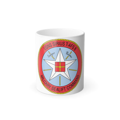 USNS Sirius T Afs 8 Military Sealift Command (U.S. Navy) Color Changing Mug 11oz-11oz-The Sticker Space