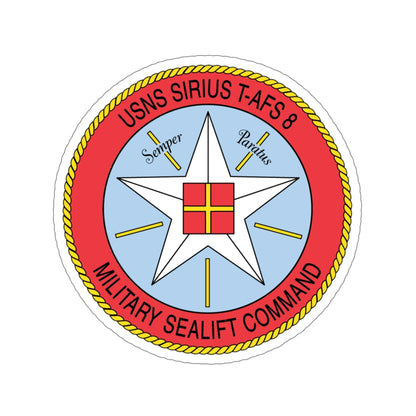 USNS Sirius T Afs 8 Military Sealift Command (U.S. Navy) STICKER Vinyl Die-Cut Decal-6 Inch-The Sticker Space