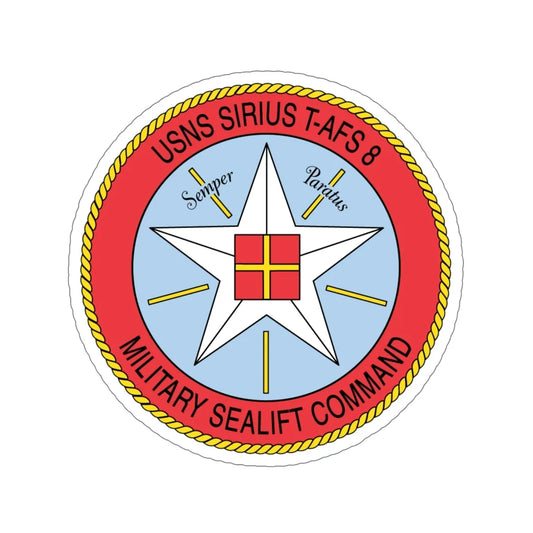 USNS Sirius T Afs 8 Military Sealift Command (U.S. Navy) STICKER Vinyl Die-Cut Decal 6 Inch - The Sticker Space