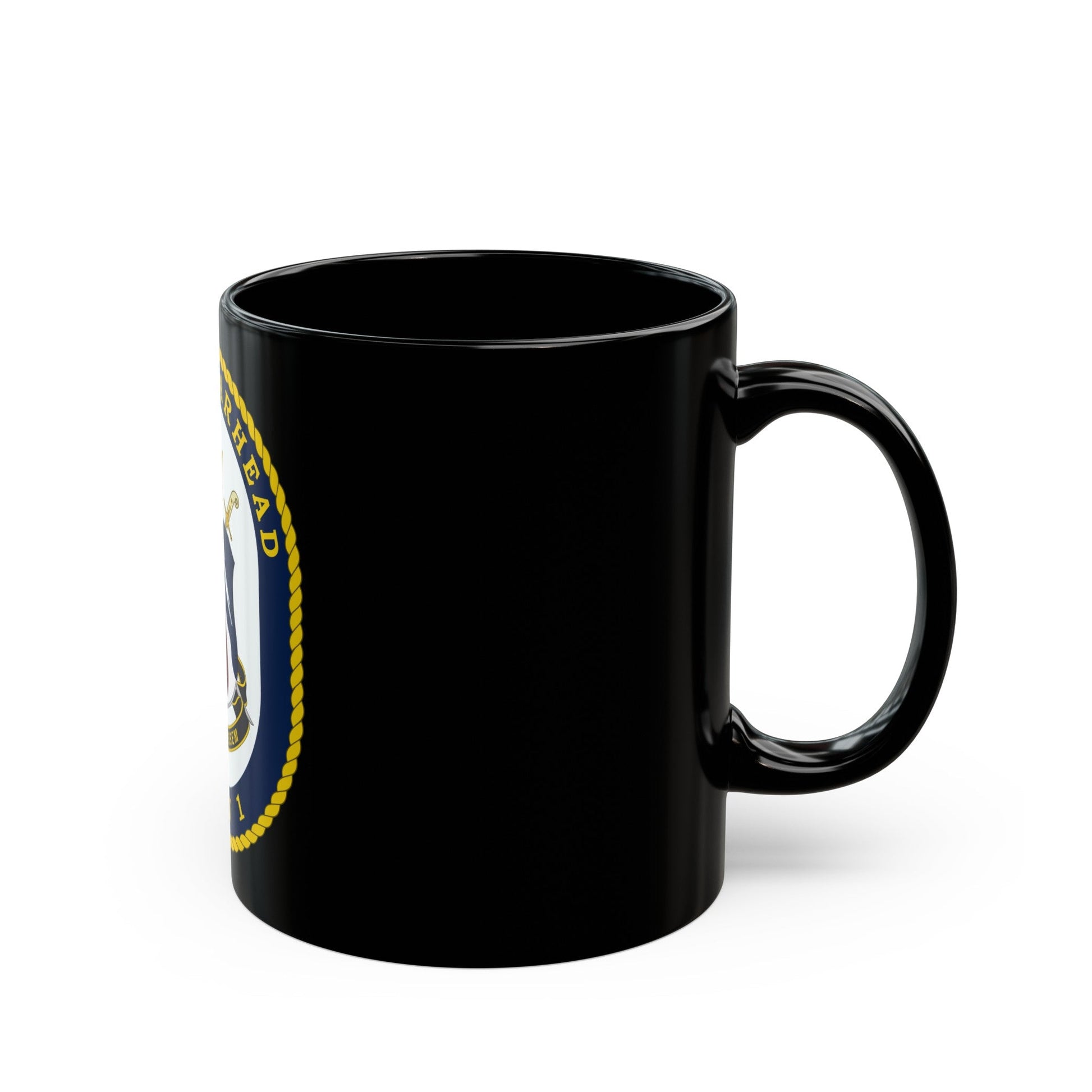 USNS Spearhead JHSV 1 (U.S. Navy) Black Coffee Mug-The Sticker Space
