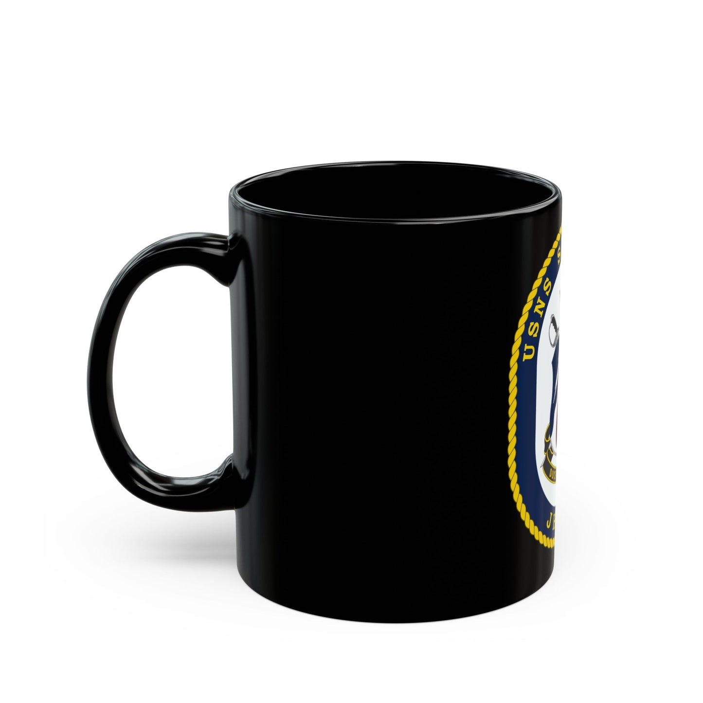 USNS Spearhead JHSV 1 (U.S. Navy) Black Coffee Mug-The Sticker Space