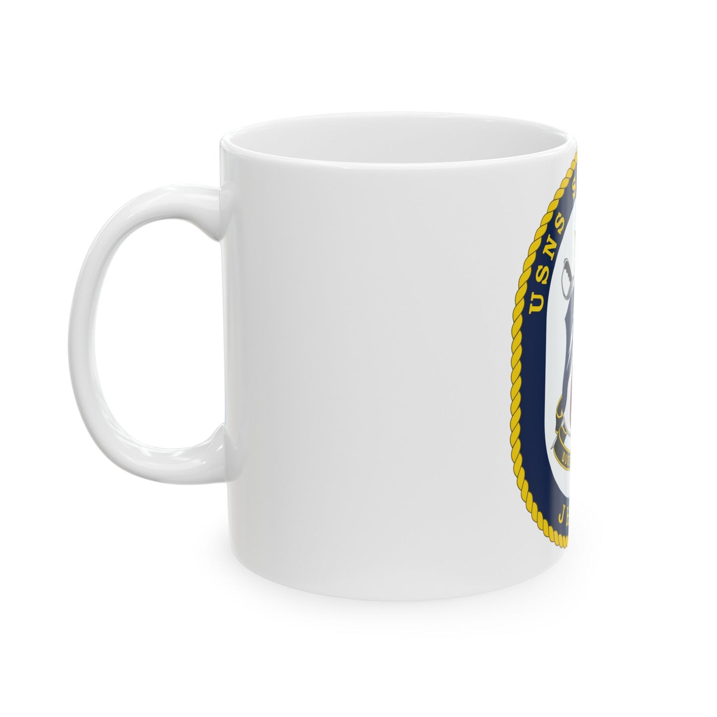 USNS Spearhead JHSV 1 (U.S. Navy) White Coffee Mug-The Sticker Space