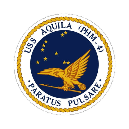 USS Aquila PHM 4 (U.S. Navy) STICKER Vinyl Die-Cut Decal 6 Inch - The Sticker Space