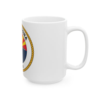 USS Arizona BB 39 (U.S. Navy) White Coffee Mug-The Sticker Space