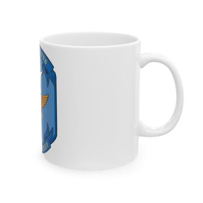 USS Blue Ridge Seventh Fleet (U.S. Navy) White Coffee Mug-The Sticker Space
