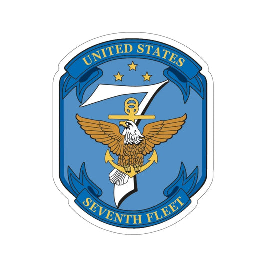 USS Blue Ridge Seventh Fleet (U.S. Navy) STICKER Vinyl Die-Cut Decal 6 Inch - The Sticker Space