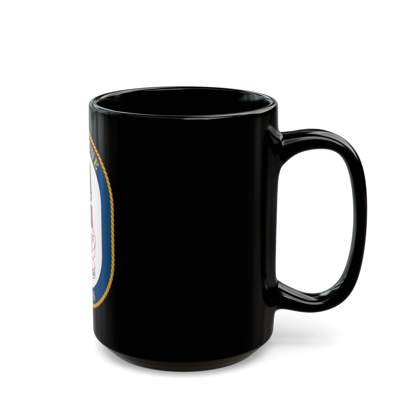 USS Boone FFG 28 (U.S. Navy) Black Coffee Mug-The Sticker Space