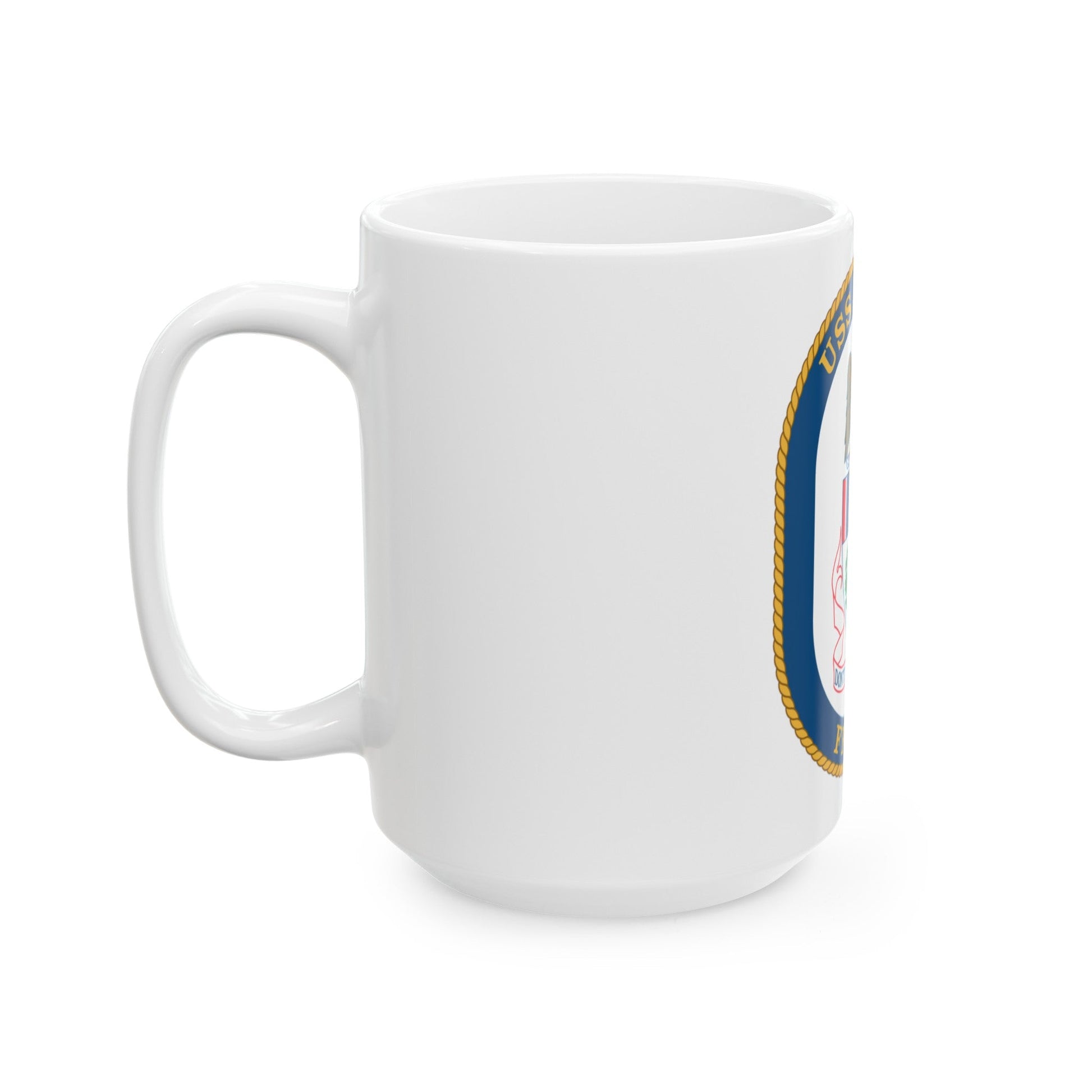 USS Boone FFG 28 (U.S. Navy) White Coffee Mug-The Sticker Space