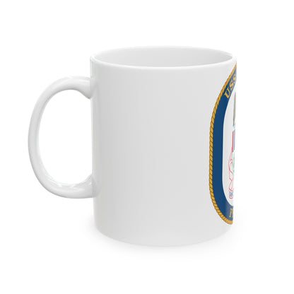 USS Boone FFG 28 (U.S. Navy) White Coffee Mug-The Sticker Space