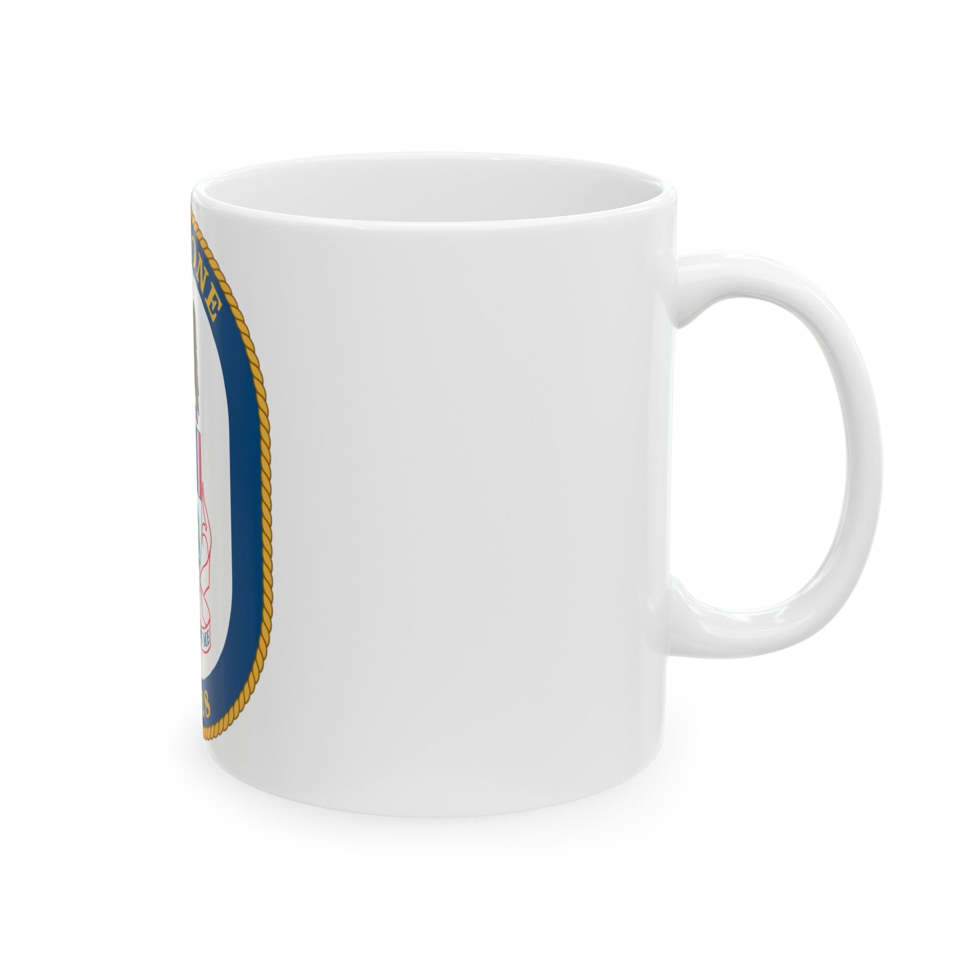 USS Boone FFG 28 (U.S. Navy) White Coffee Mug-The Sticker Space