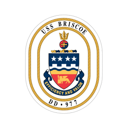 USS Briscoe DD 977 (U.S. Navy) STICKER Vinyl Die-Cut Decal-2 Inch-The Sticker Space