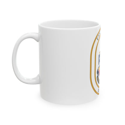 USS Briscoe DD 977 (U.S. Navy) White Coffee Mug-The Sticker Space