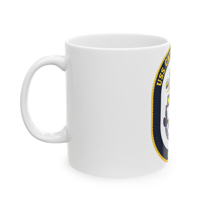 USS Cape St George CG 71 Crest (U.S. Navy) White Coffee Mug-The Sticker Space