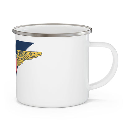 USS Carl Vinson CVN 70 CHUCKY V2 (U.S. Navy) Enamel Mug 12oz-12oz-The Sticker Space