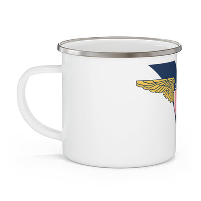 USS Carl Vinson CVN 70 CHUCKY V2 (U.S. Navy) Enamel Mug 12oz-12oz-The Sticker Space