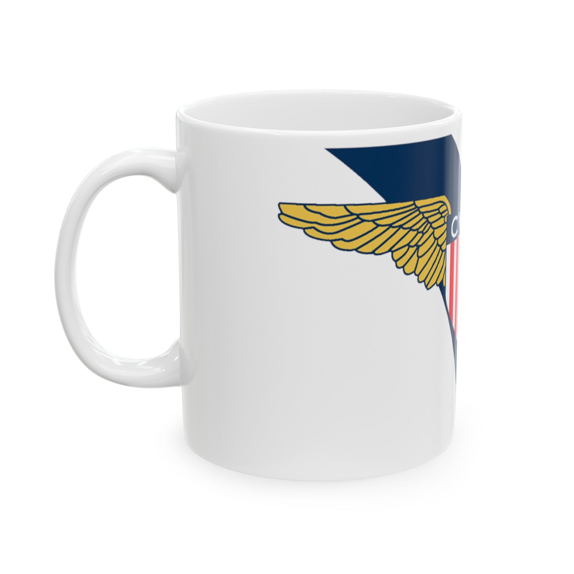 USS Carl Vinson CVN 70 CHUCKY V2 (U.S. Navy) White Coffee Mug-The Sticker Space