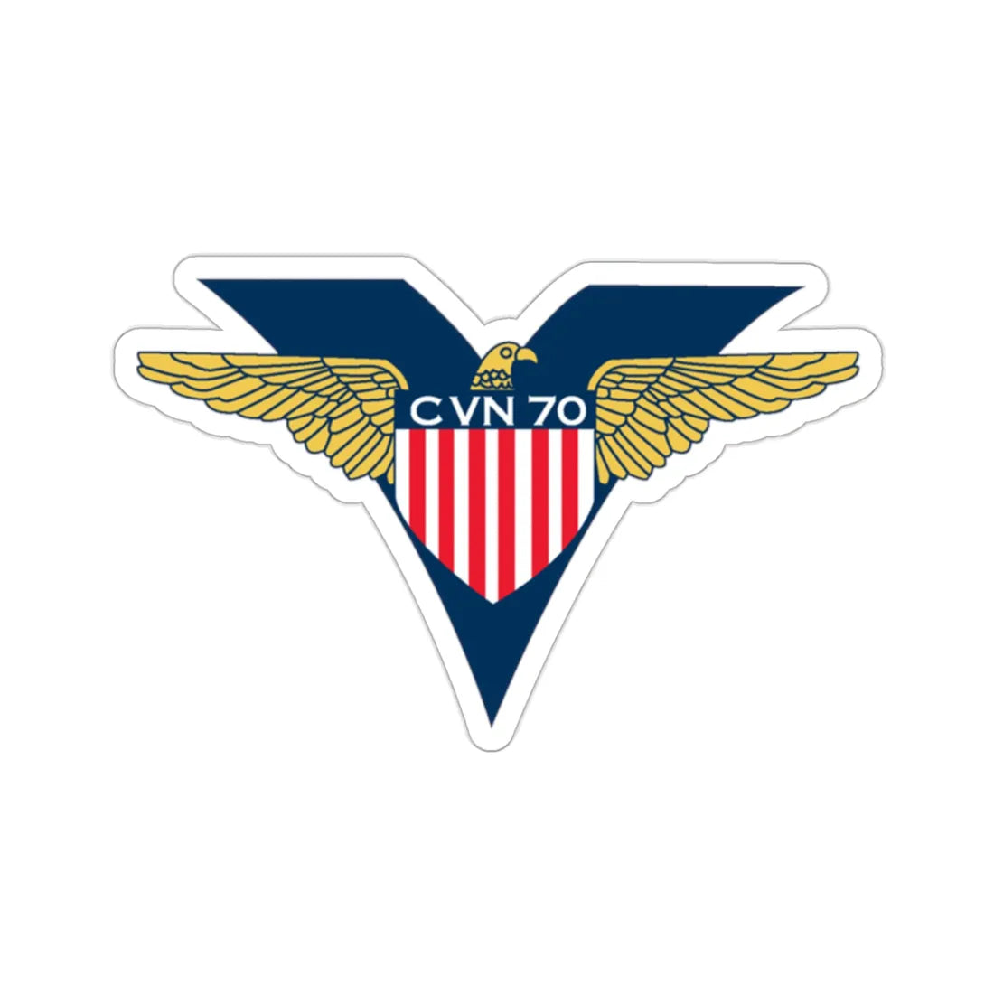 USS Carl Vinson CVN 70 CHUCKY V2 (U.S. Navy) STICKER Vinyl Die-Cut Decal 2 Inch - The Sticker Space