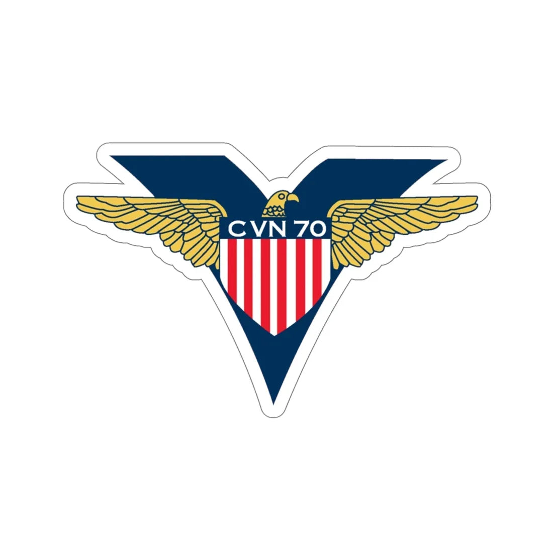 USS Carl Vinson CVN 70 CHUCKY V2 (U.S. Navy) STICKER Vinyl Die-Cut Decal 6 Inch - The Sticker Space
