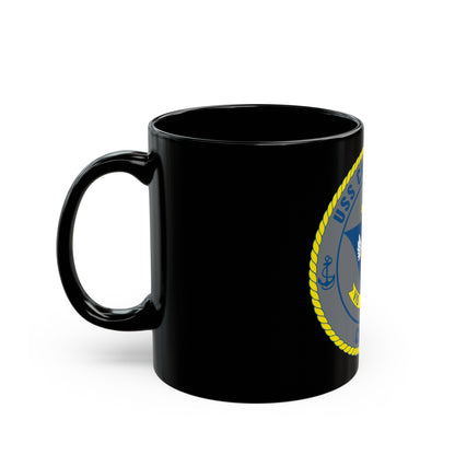 USS Carl Vinson CVN 70 (U.S. Navy) Black Coffee Mug-The Sticker Space