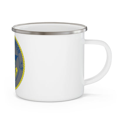 USS Carl Vinson CVN 70 (U.S. Navy) Enamel Mug 12oz-12oz-The Sticker Space