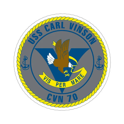 USS Carl Vinson CVN 70 (U.S. Navy) STICKER Vinyl Die-Cut Decal 5 Inch - The Sticker Space