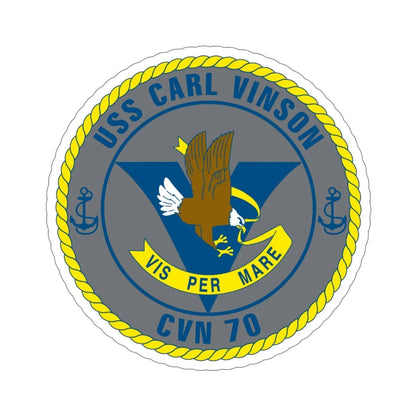 USS Carl Vinson CVN 70 (U.S. Navy) STICKER Vinyl Die-Cut Decal 6 Inch - The Sticker Space