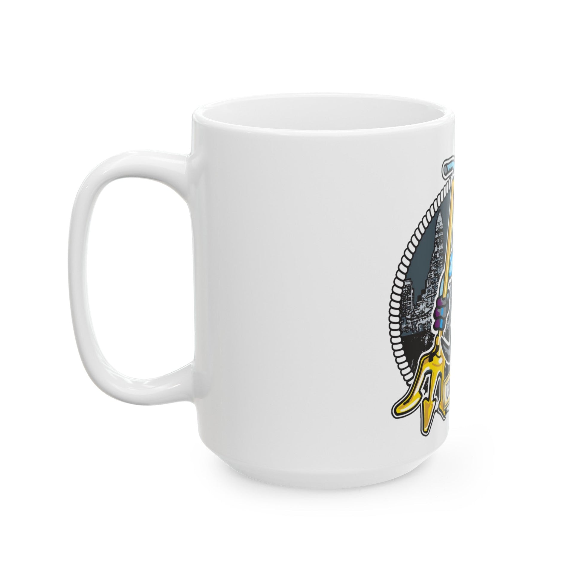 USS Charlotte SSN 766 (U.S. Navy) White Coffee Mug-The Sticker Space