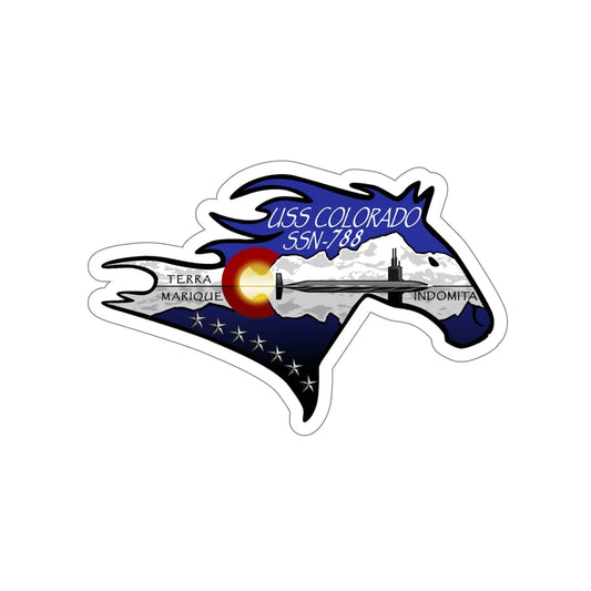 USS Colorado v2 (U.S. Navy) STICKER Vinyl Die-Cut Decal 6 Inch - The Sticker Space