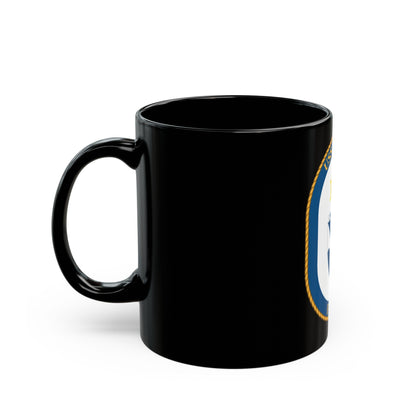 USS Curts FFG 38 (U.S. Navy) Black Coffee Mug-The Sticker Space