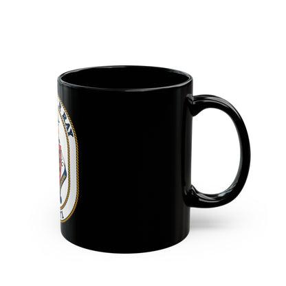 USS David R Ray DD 971 (U.S. Navy) Black Coffee Mug-The Sticker Space