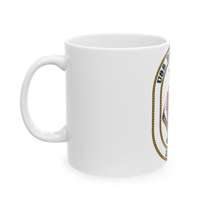 USS David R Ray DD 971 (U.S. Navy) White Coffee Mug-The Sticker Space