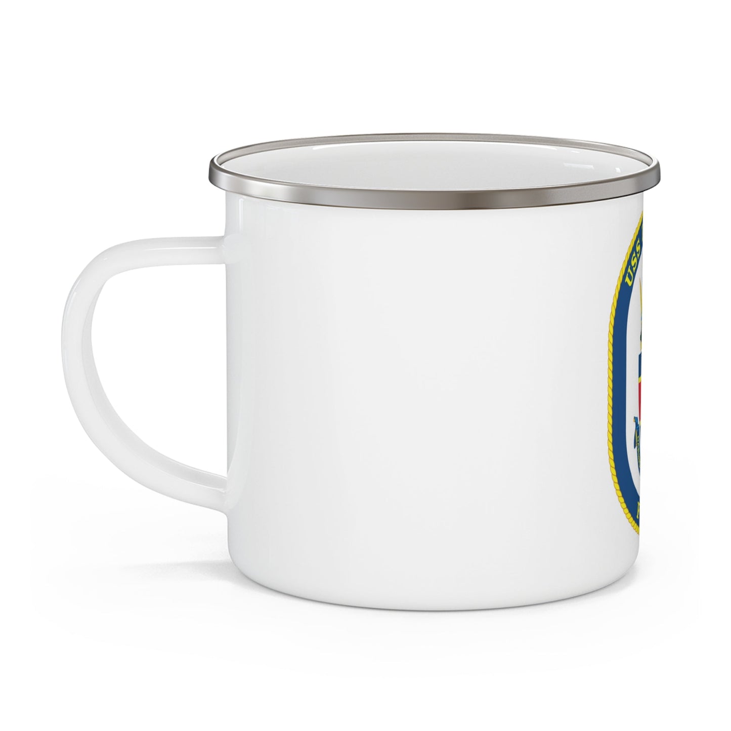 USS De Wert FFG 45 (U.S. Navy) Enamel Mug 12oz-12oz-The Sticker Space