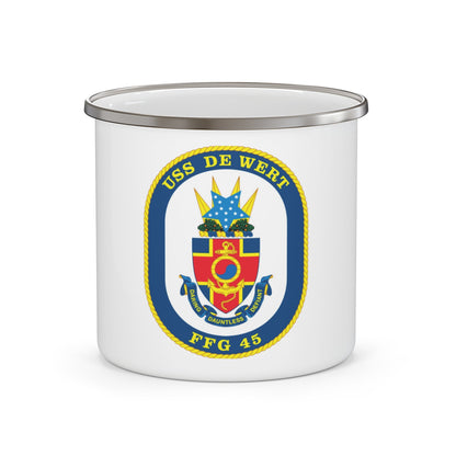 USS De Wert FFG 45 (U.S. Navy) Enamel Mug 12oz-12oz-The Sticker Space