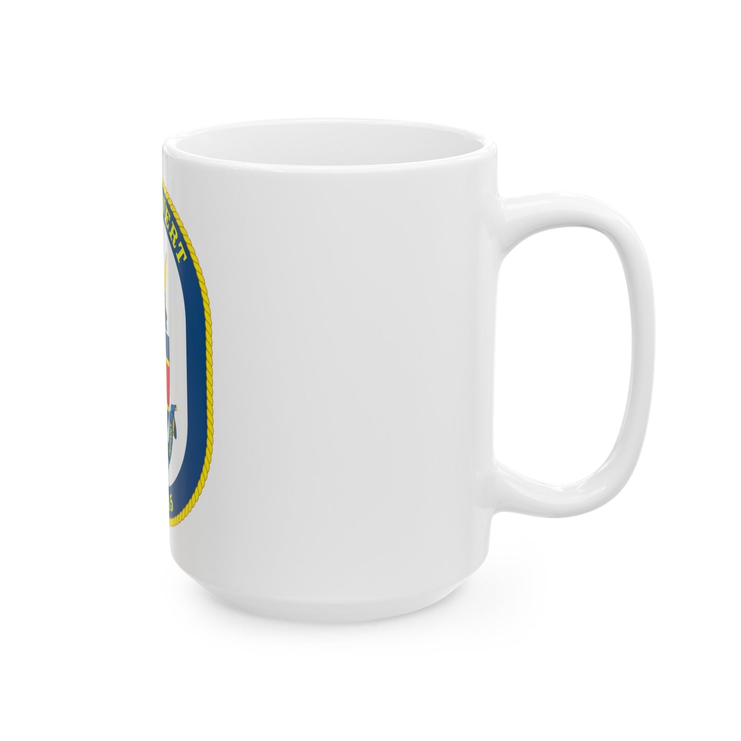 USS De Wert FFG 45 (U.S. Navy) White Coffee Mug-The Sticker Space